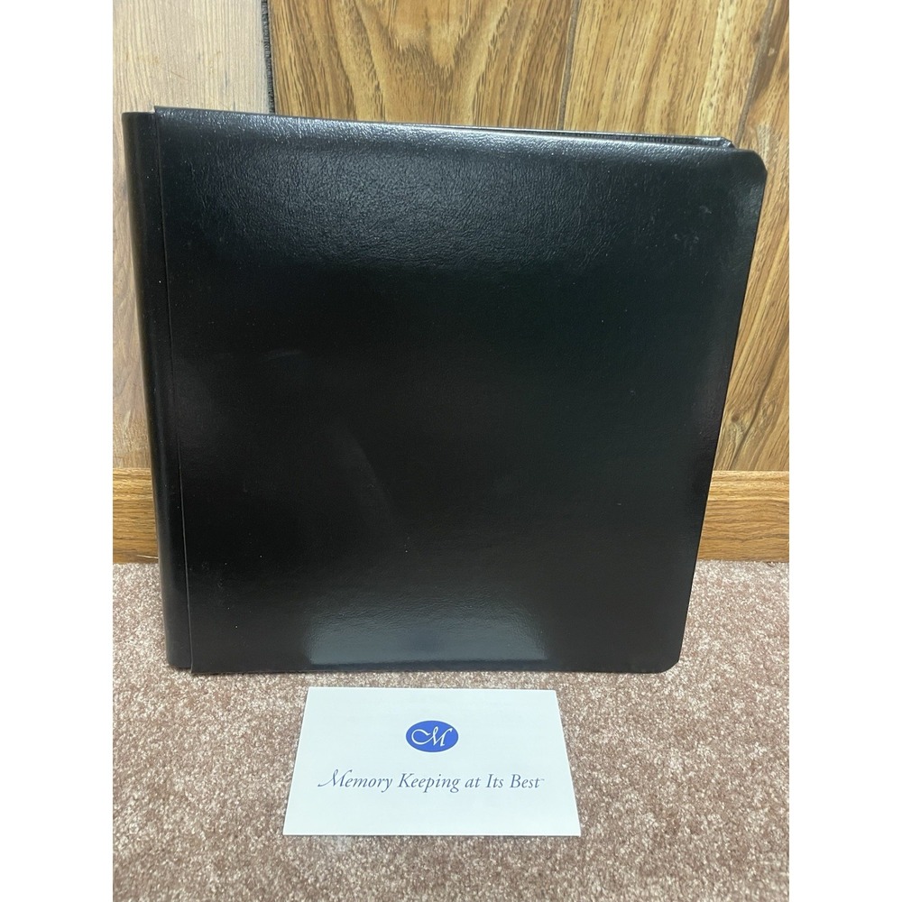 Creative Memories 12"x12" Premiere Coverset 2004 Album W/ Black 10 Black Pg Vtg